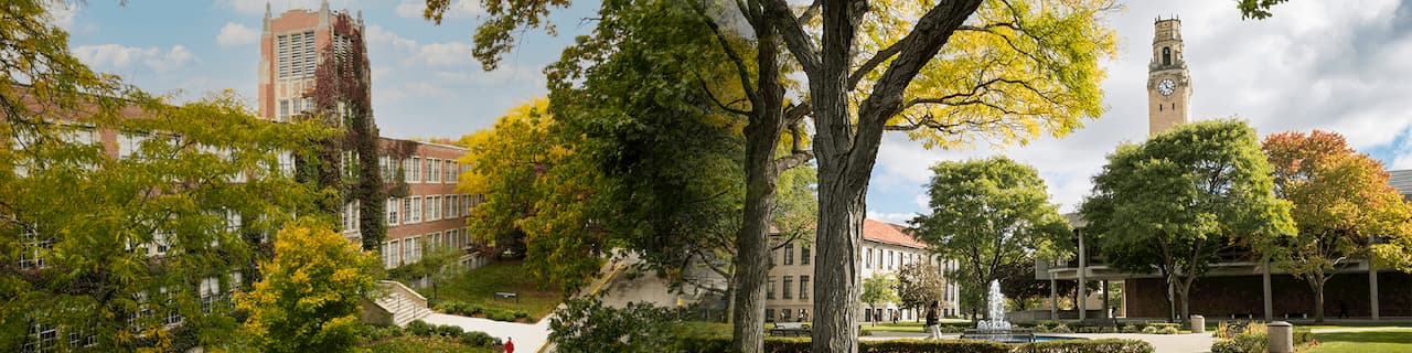 Aquinas Campus left and McNichols Campus right