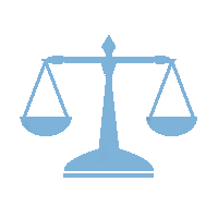 icon blind justice