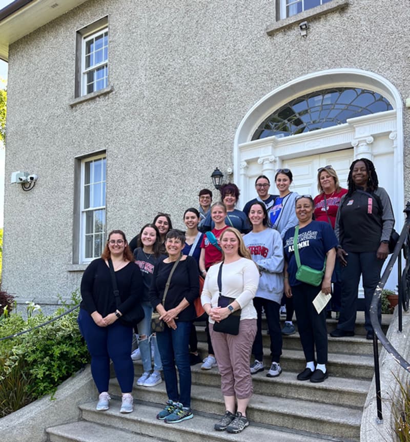  The entire UDM group outside of Coolock House, Dublin, Ireland.