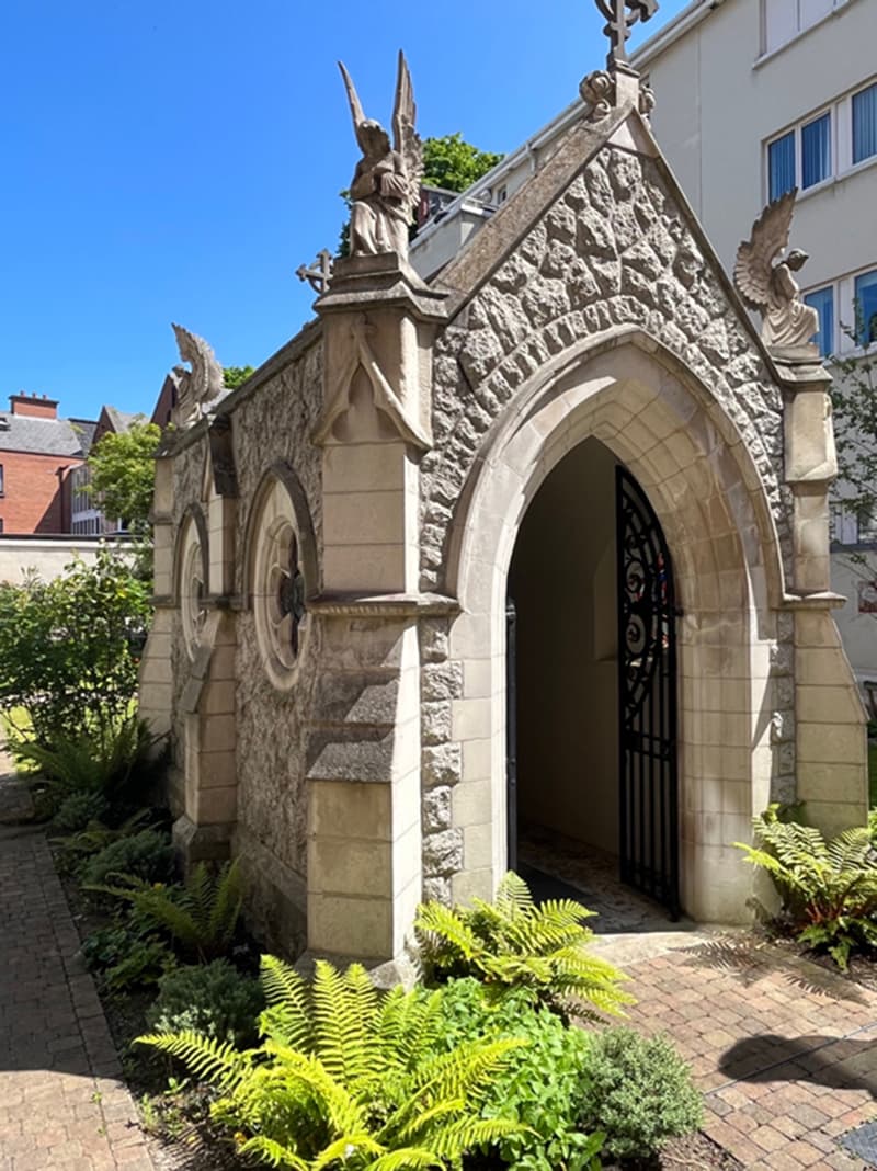 The small chapel housing Catherine McAuley’s grave